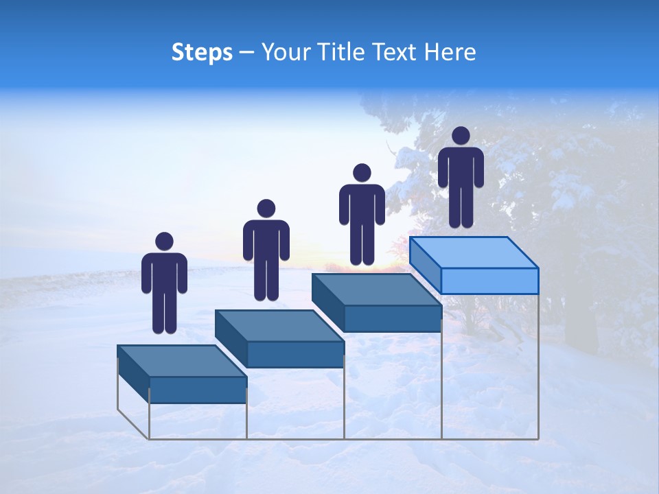 Freeze Blue Nobody PowerPoint Template