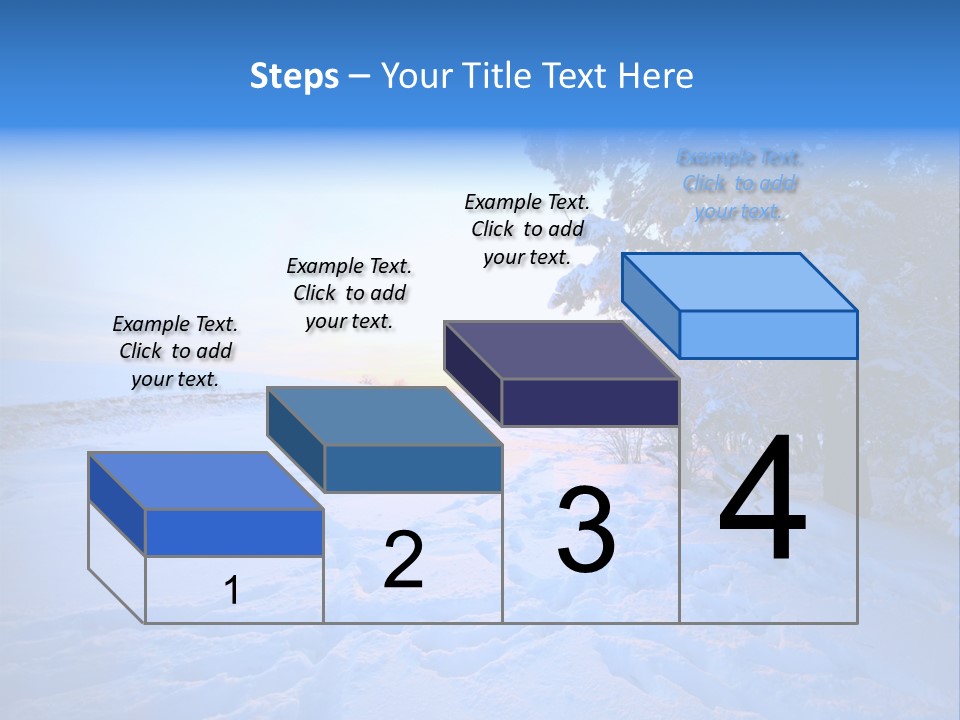 Freeze Blue Nobody PowerPoint Template