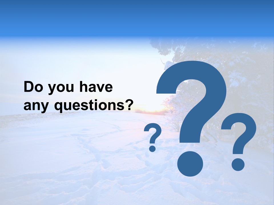 Freeze Blue Nobody PowerPoint Template