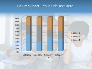 Technology Homework Dark Hair PowerPoint Template