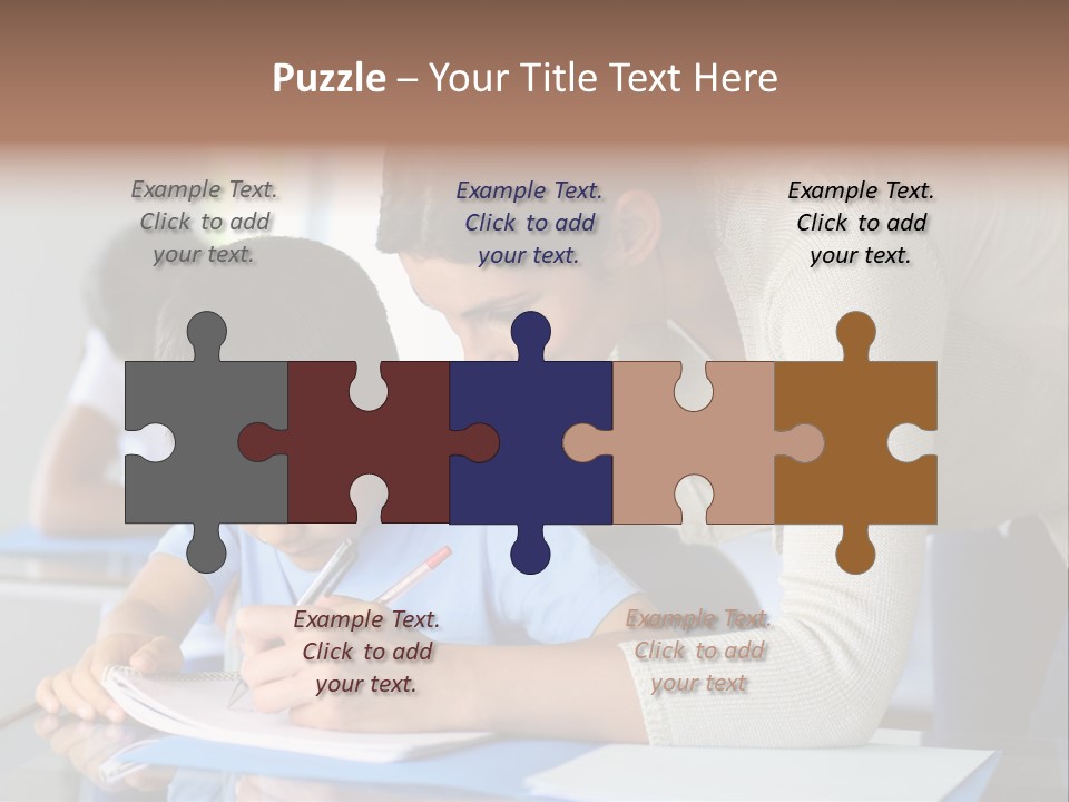 Writing Teaching Year Old PowerPoint Template