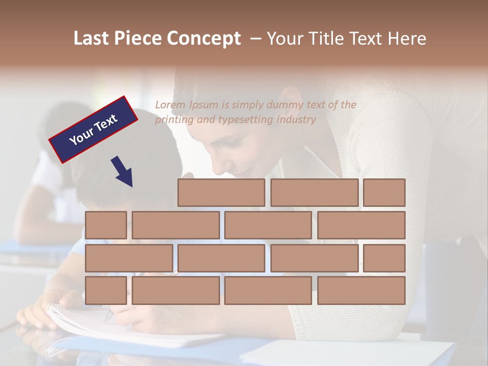 Writing Teaching Year Old PowerPoint Template