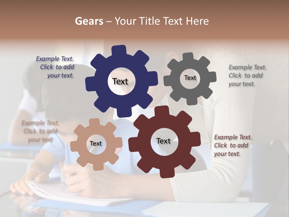 Writing Teaching Year Old PowerPoint Template