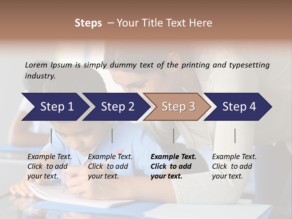Writing Teaching Year Old PowerPoint Template