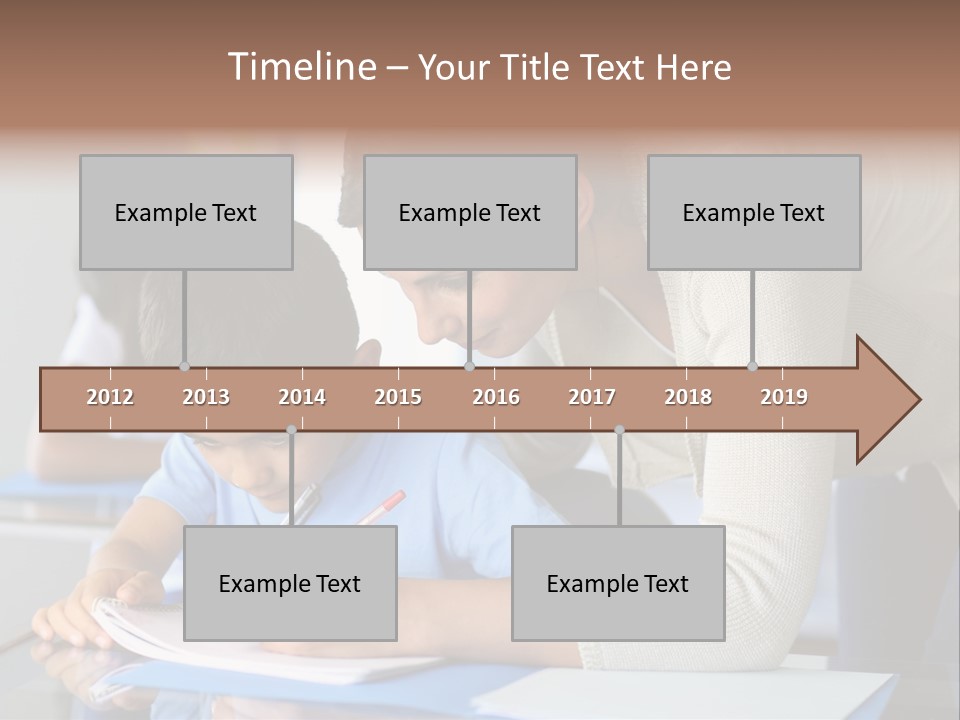Writing Teaching Year Old PowerPoint Template