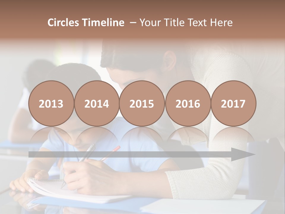 Writing Teaching Year Old PowerPoint Template