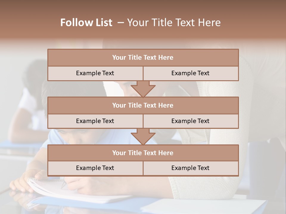 Writing Teaching Year Old PowerPoint Template