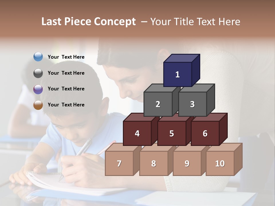 Writing Teaching Year Old PowerPoint Template