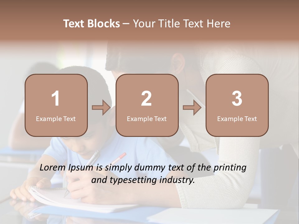 Writing Teaching Year Old PowerPoint Template