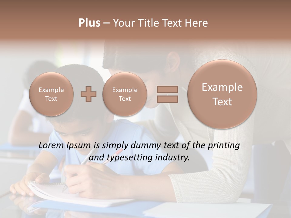 Writing Teaching Year Old PowerPoint Template