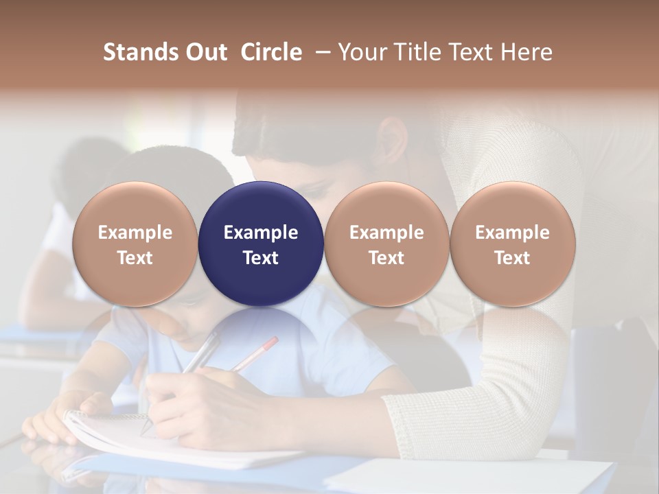 Writing Teaching Year Old PowerPoint Template