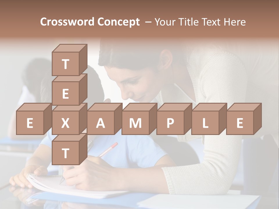 Writing Teaching Year Old PowerPoint Template