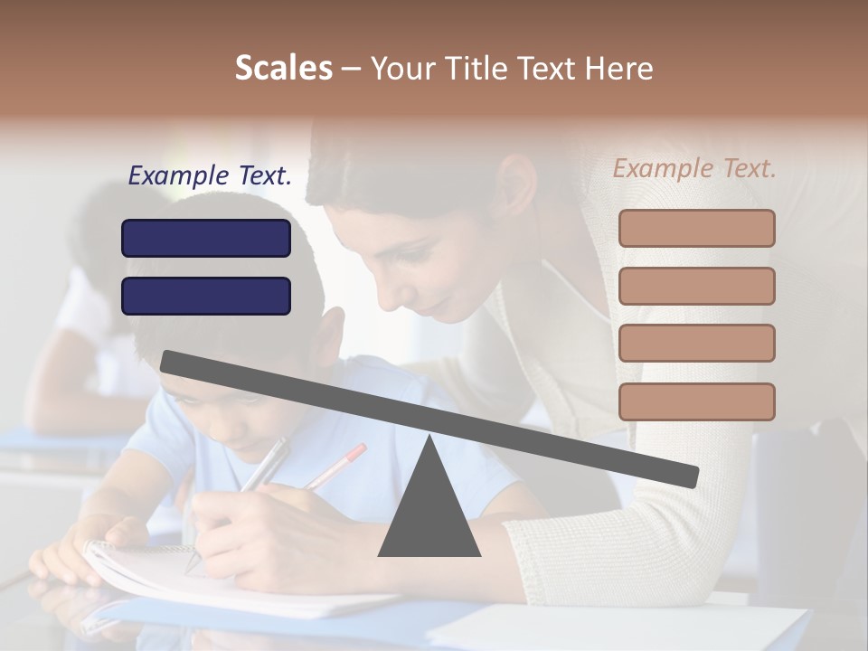 Writing Teaching Year Old PowerPoint Template