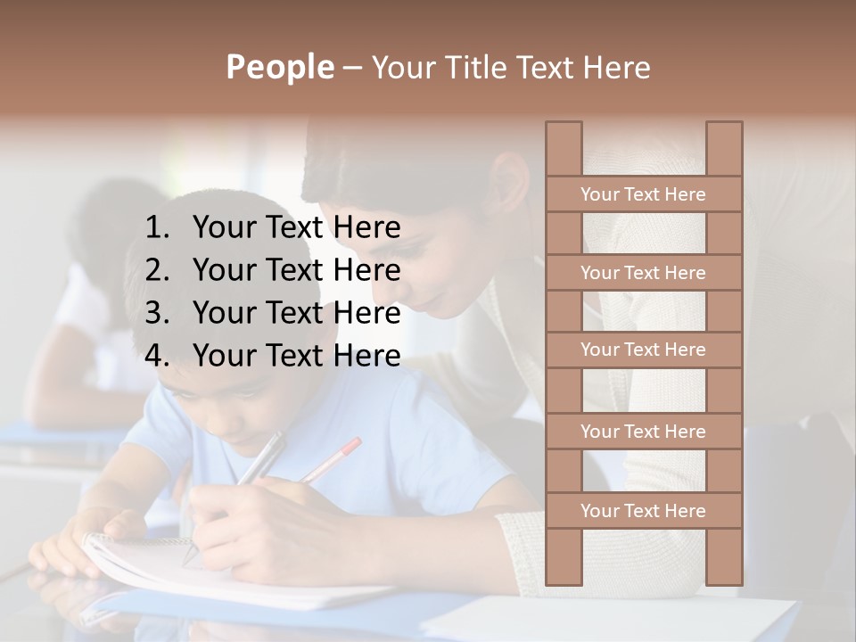 Writing Teaching Year Old PowerPoint Template