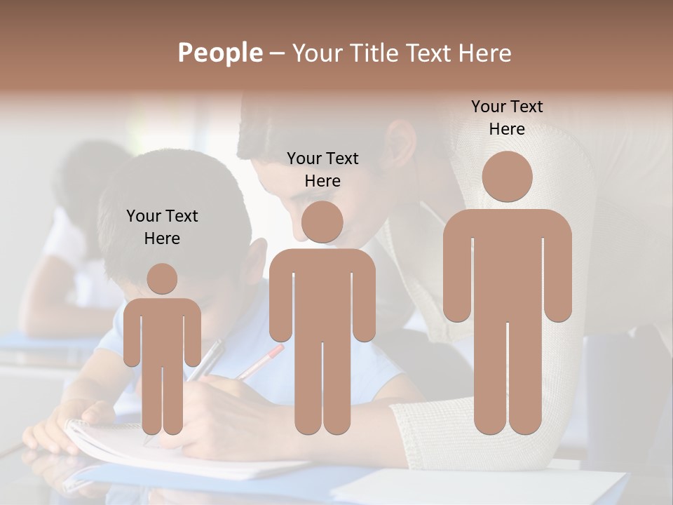 Writing Teaching Year Old PowerPoint Template