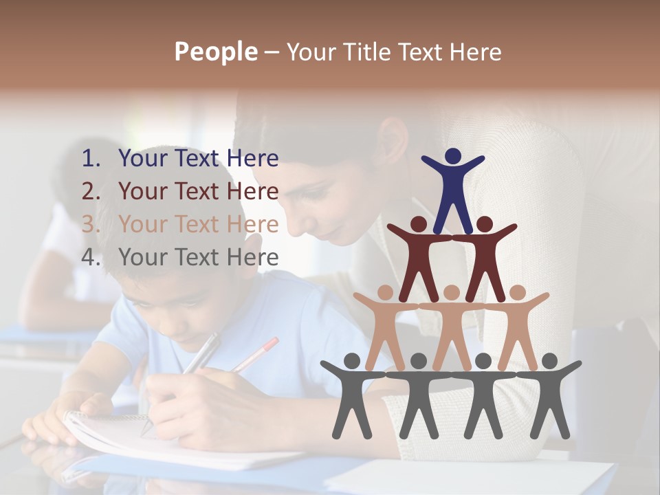 Writing Teaching Year Old PowerPoint Template