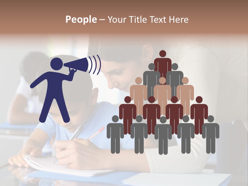 Writing Teaching Year Old PowerPoint Template