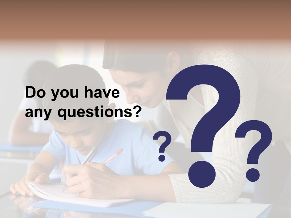 Writing Teaching Year Old PowerPoint Template