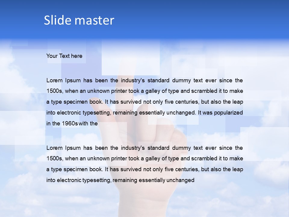 Tablet Transfer Isolated PowerPoint Template