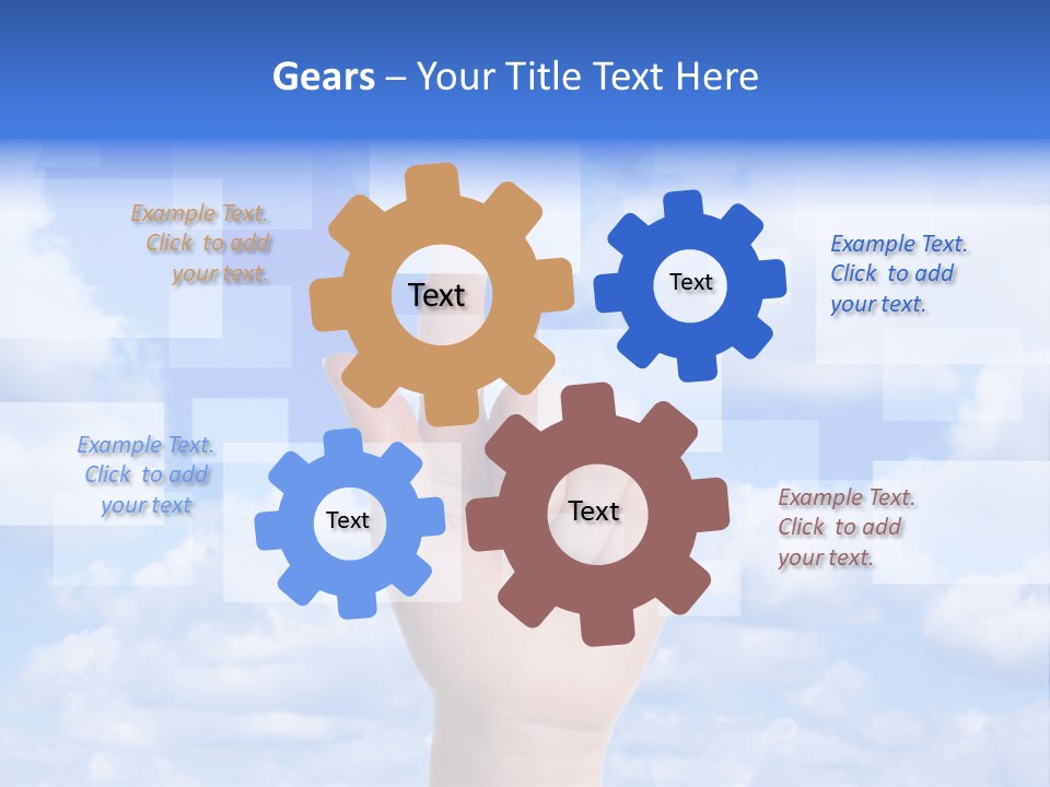 Tablet Transfer Isolated PowerPoint Template