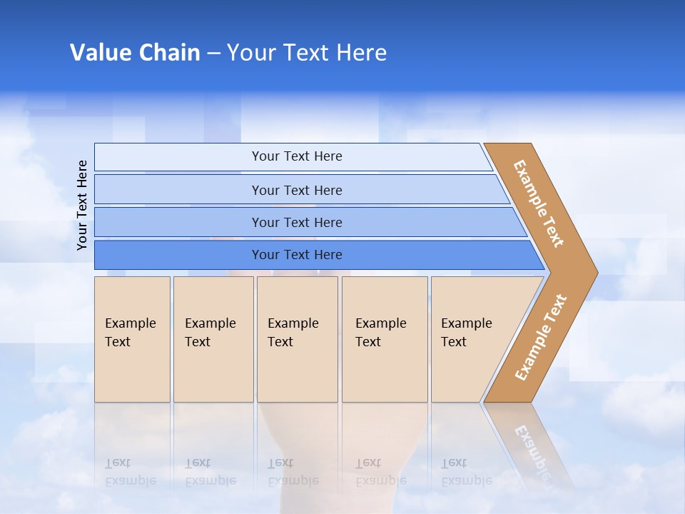 Tablet Transfer Isolated PowerPoint Template