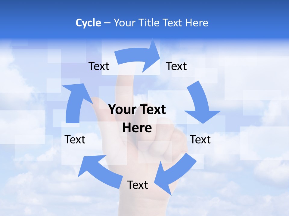 Tablet Transfer Isolated PowerPoint Template