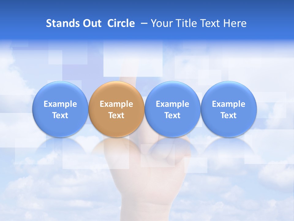 Tablet Transfer Isolated PowerPoint Template