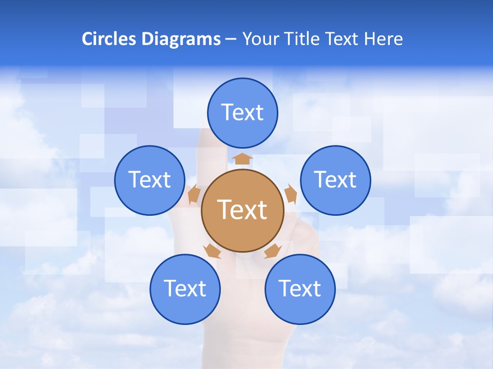 Tablet Transfer Isolated PowerPoint Template