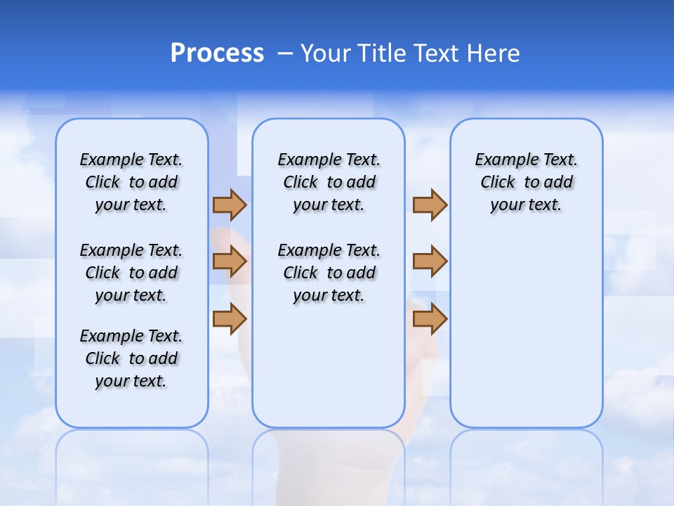 Tablet Transfer Isolated PowerPoint Template