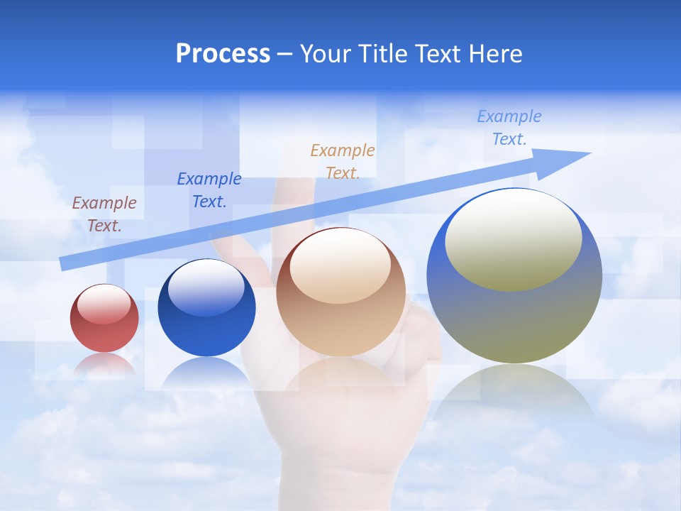 Tablet Transfer Isolated PowerPoint Template