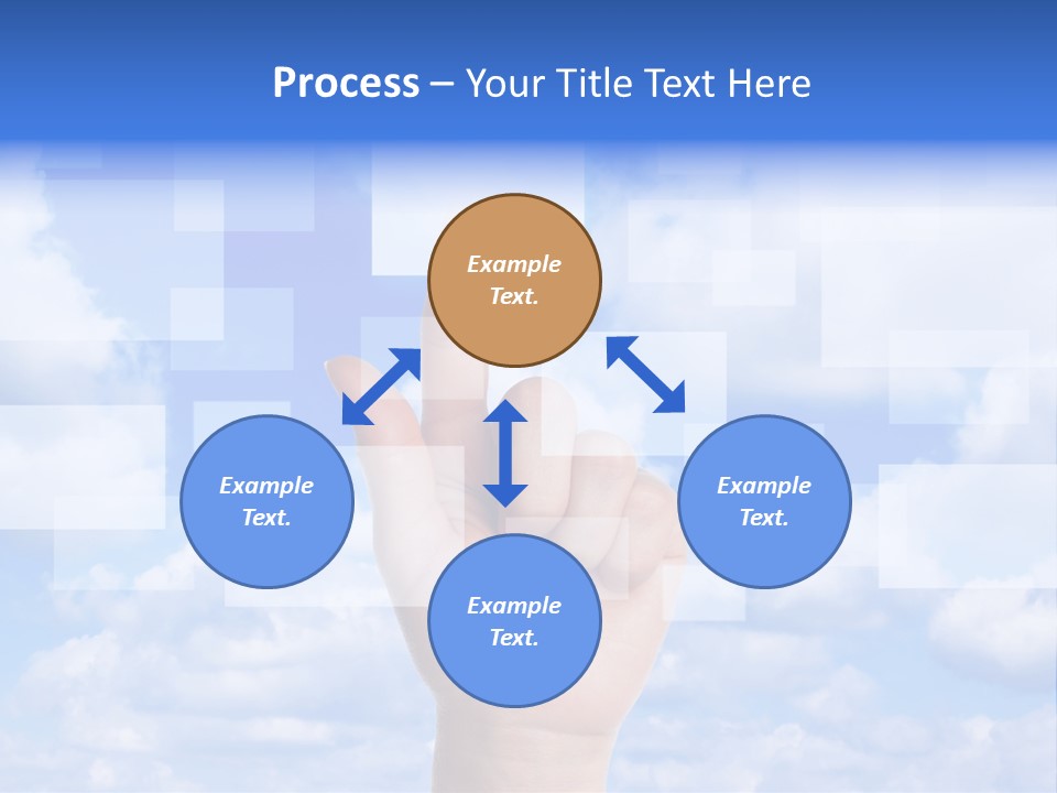 Tablet Transfer Isolated PowerPoint Template