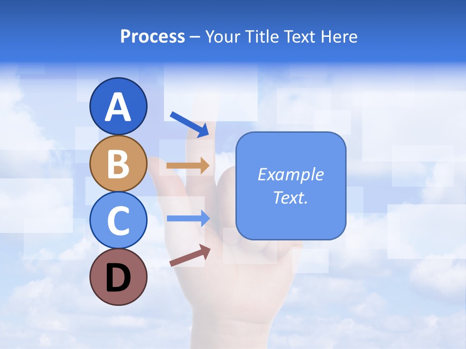Tablet Transfer Isolated PowerPoint Template