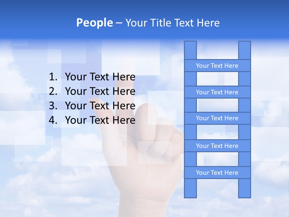 Tablet Transfer Isolated PowerPoint Template