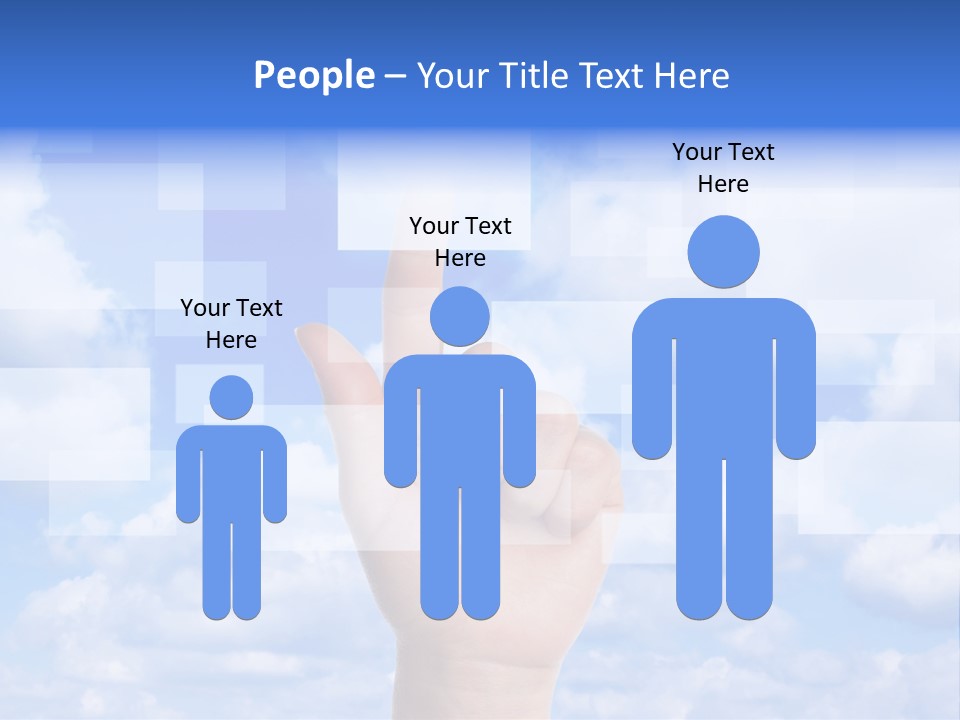 Tablet Transfer Isolated PowerPoint Template