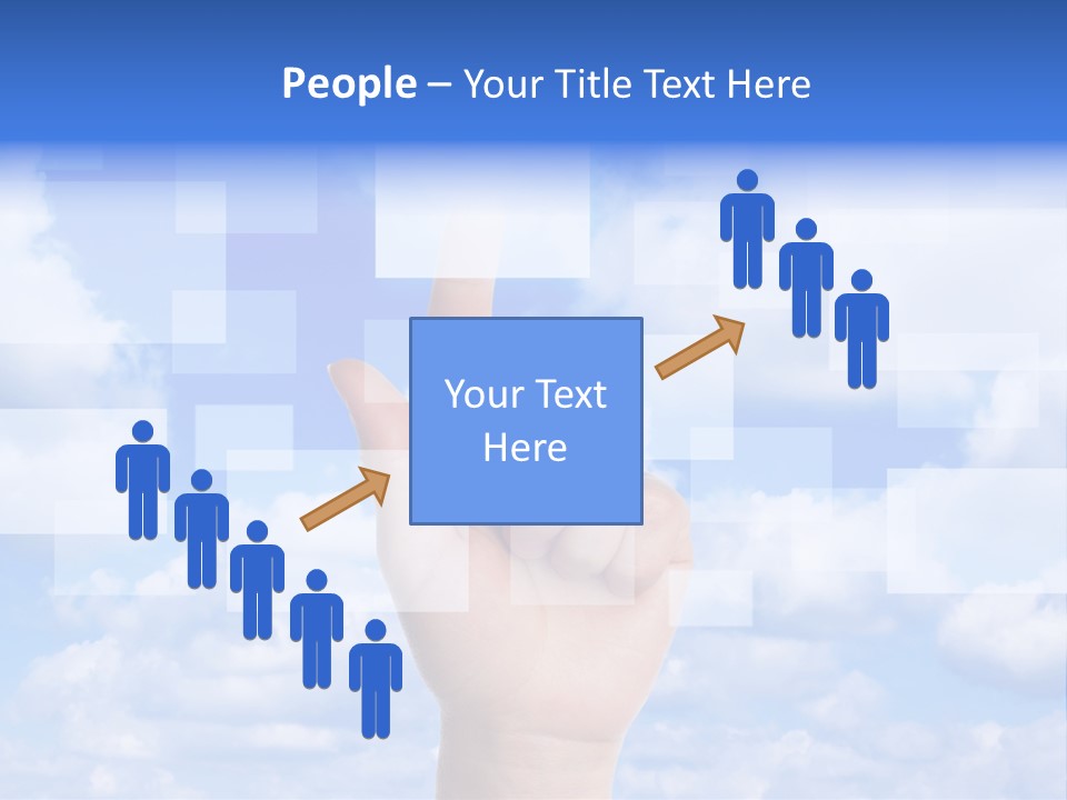 Tablet Transfer Isolated PowerPoint Template