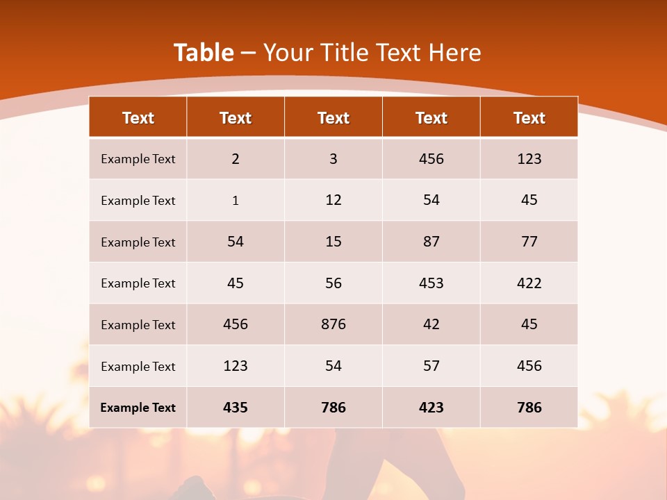 Outdoor Activity Endurance PowerPoint Template