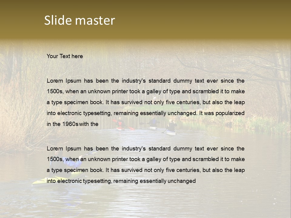 Calm Grass Tourism PowerPoint Template