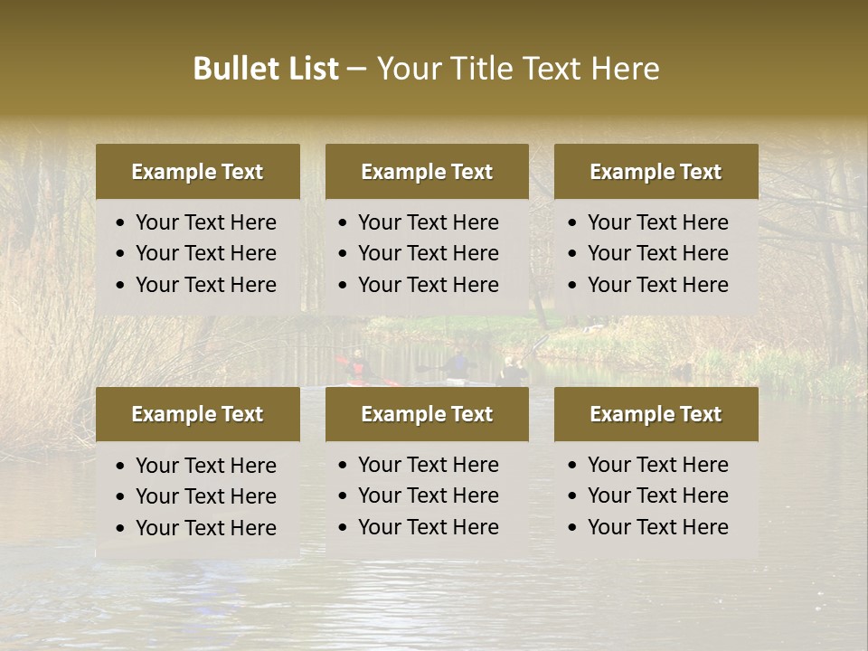 Calm Grass Tourism PowerPoint Template