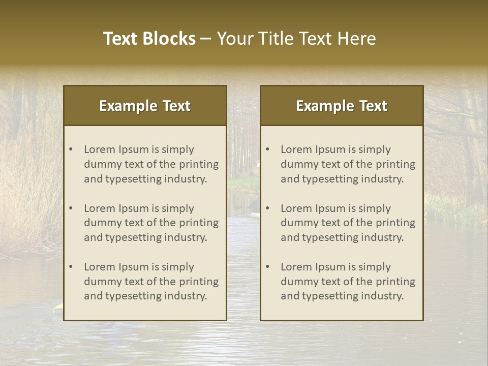 Calm Grass Tourism PowerPoint Template