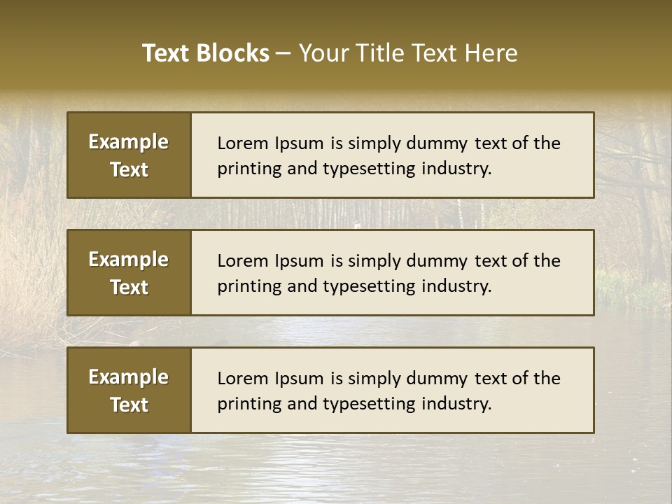 Calm Grass Tourism PowerPoint Template
