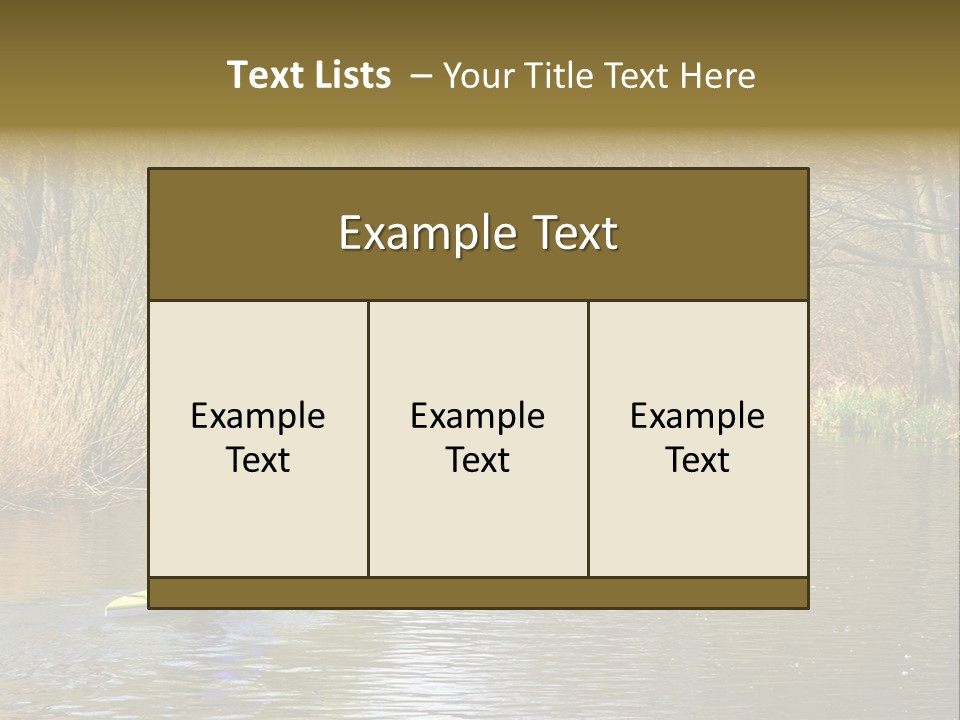Calm Grass Tourism PowerPoint Template