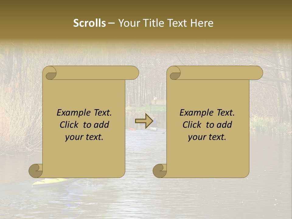Calm Grass Tourism PowerPoint Template