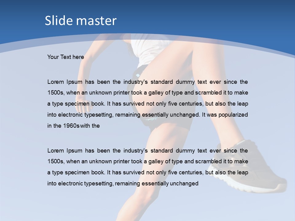 Body Leisure Person PowerPoint Template