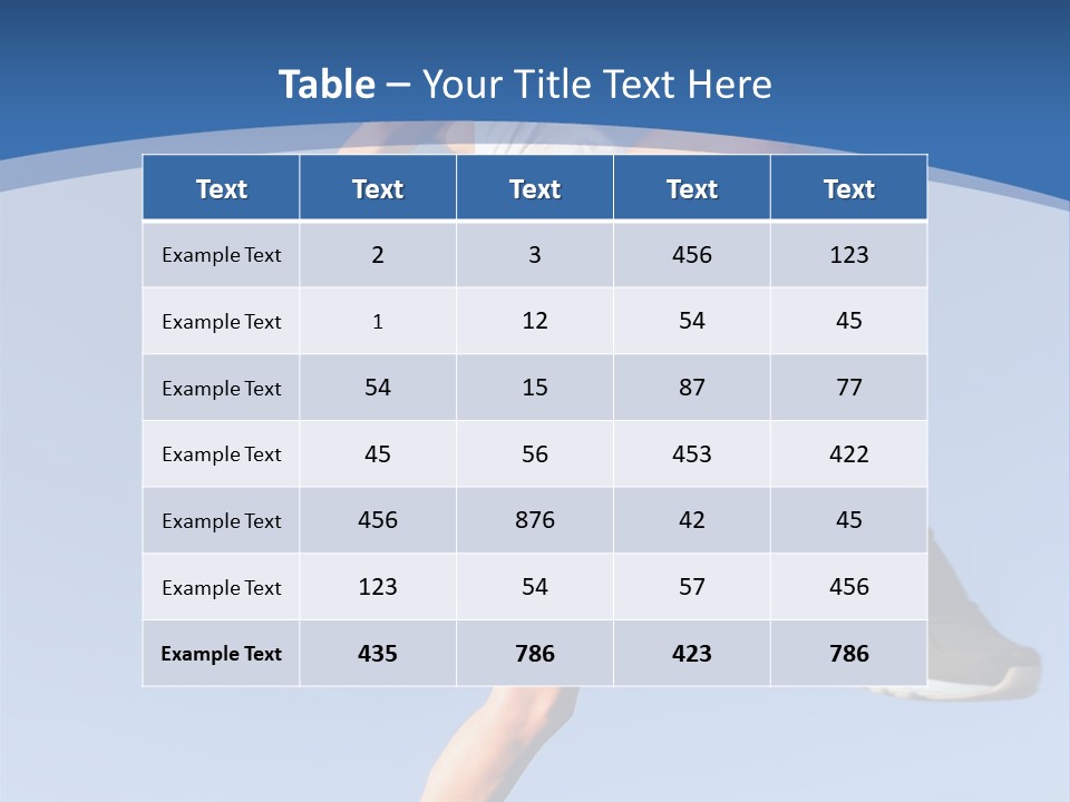 Body Leisure Person PowerPoint Template