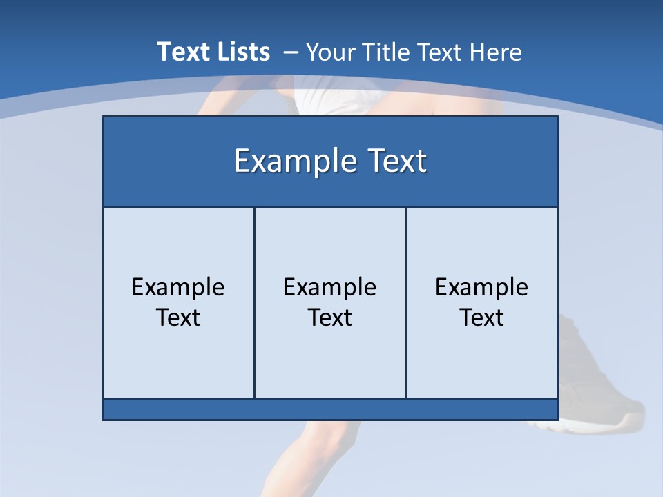 Body Leisure Person PowerPoint Template