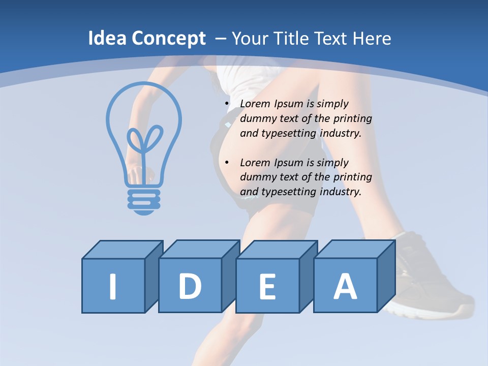 Body Leisure Person PowerPoint Template