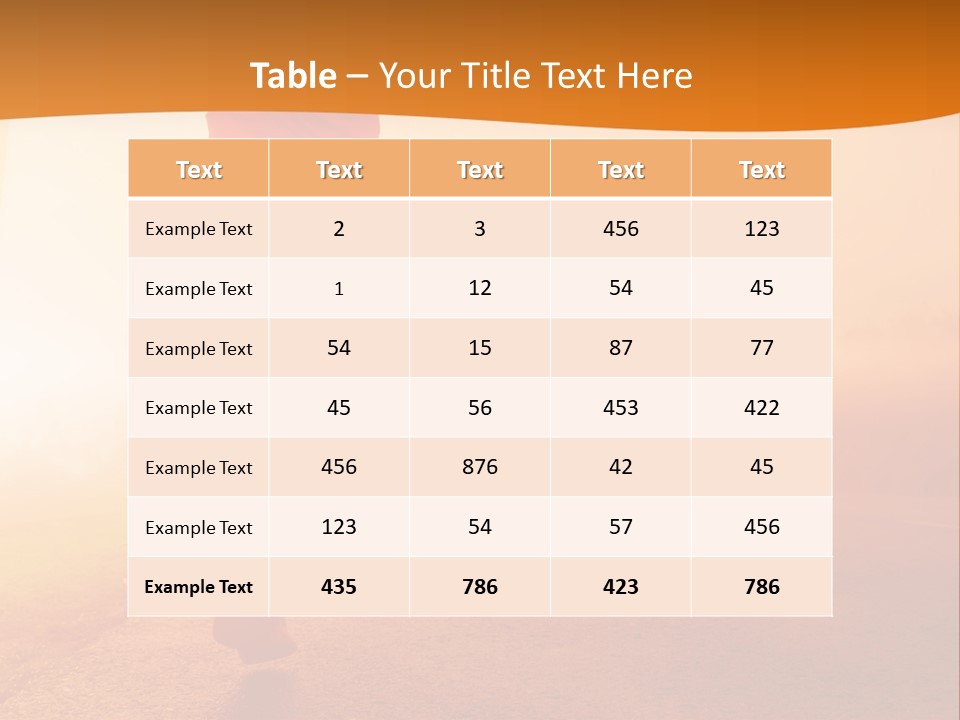 Woman Wellbeing Run PowerPoint Template