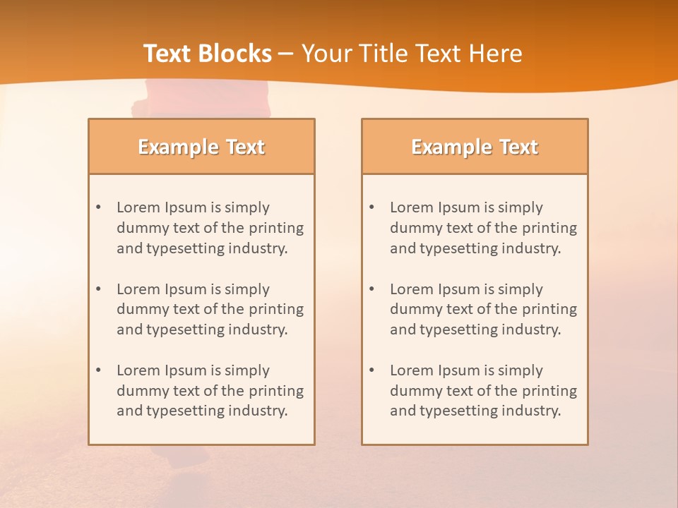 Woman Wellbeing Run PowerPoint Template