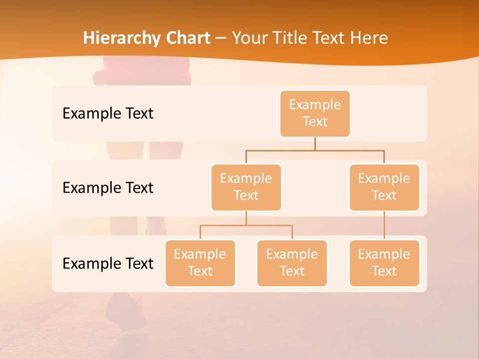 Woman Wellbeing Run PowerPoint Template