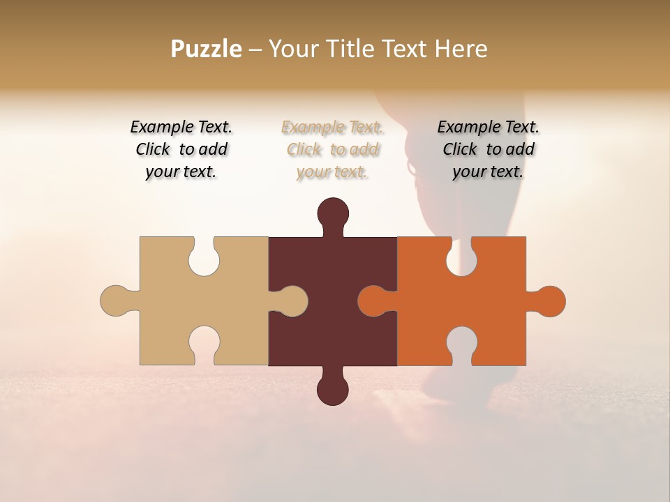 A Person Walking On A Road With The Sun In The Background PowerPoint Template